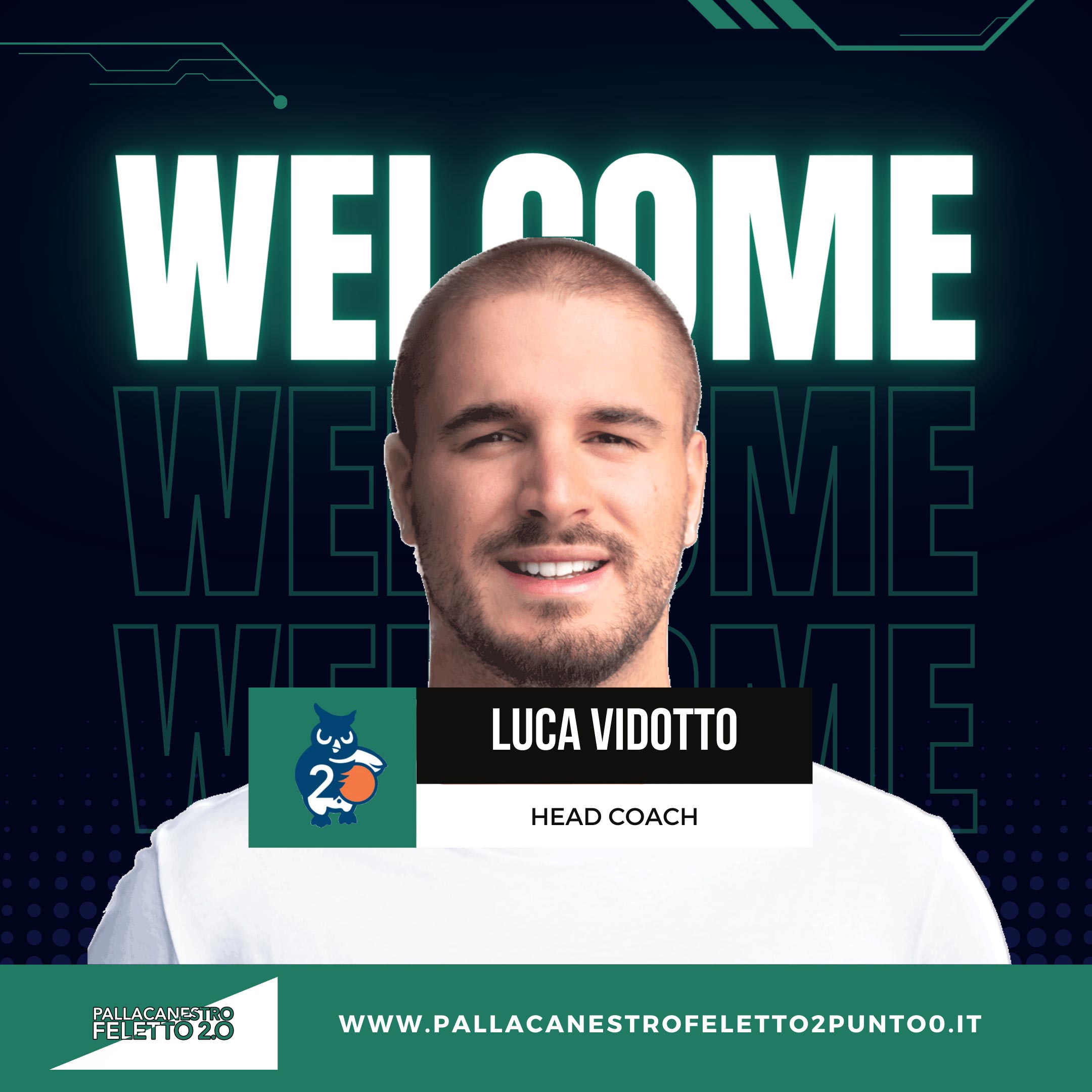 Luca Vidotto è il nuovo allenatore del Settore Giovanile di Feletto 2.0