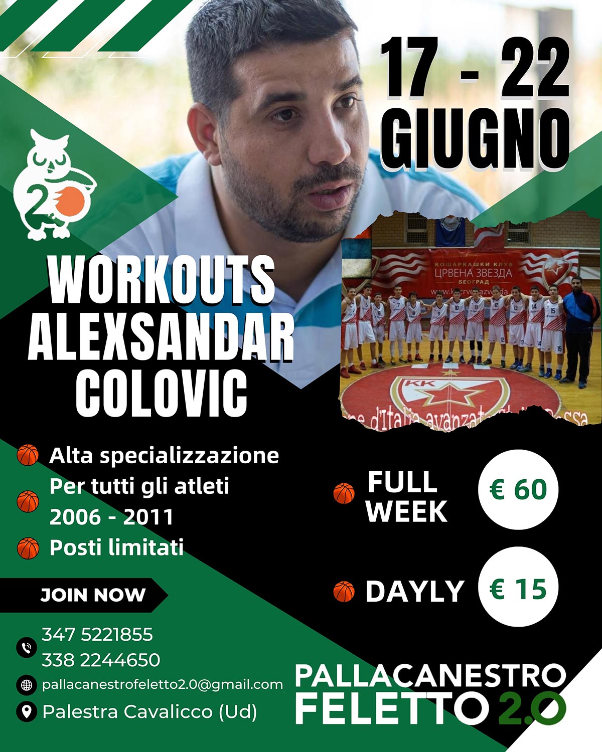 Workouts Alexsander Colovic